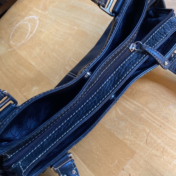 Fossil leather black bag 13x8x4,5” purse bag - Picture 9 of 17